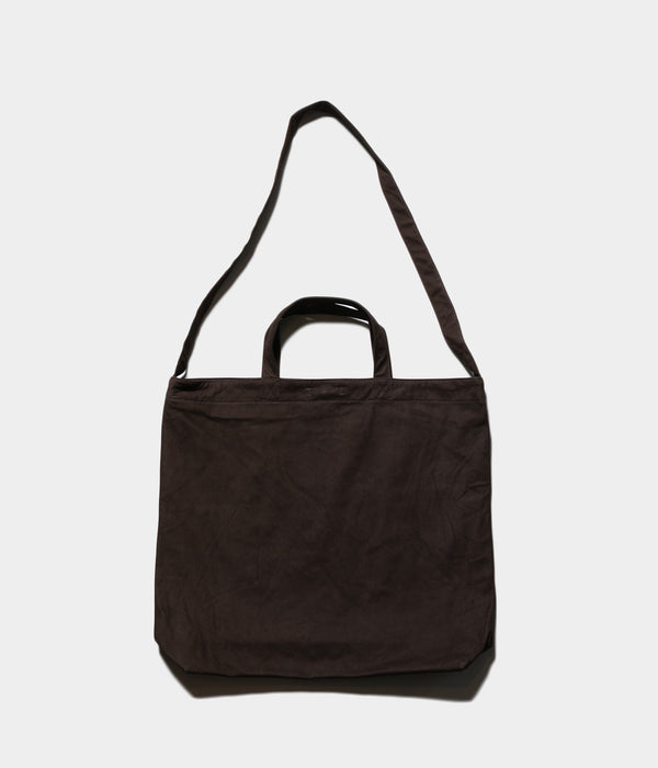 YOKO SAKAMOTO "RESEARCHER BAG - LARGE BROWN-NU"