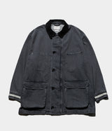 YOKE 25AW "Vintaged Denim Coverall Half Coat"