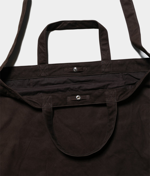 YOKO SAKAMOTO "RESEARCHER BAG - LARGE BROWN-NU"