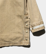 YOKE 25AW "Vintaged Denim Coverall Half Coat"
