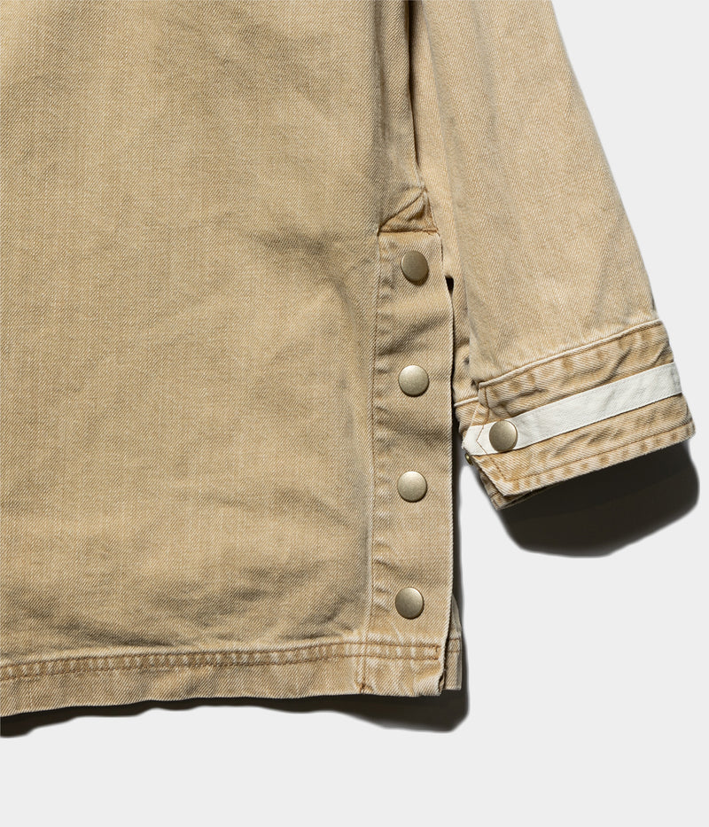 YOKE 25AW "Vintaged Denim Coverall Half Coat"