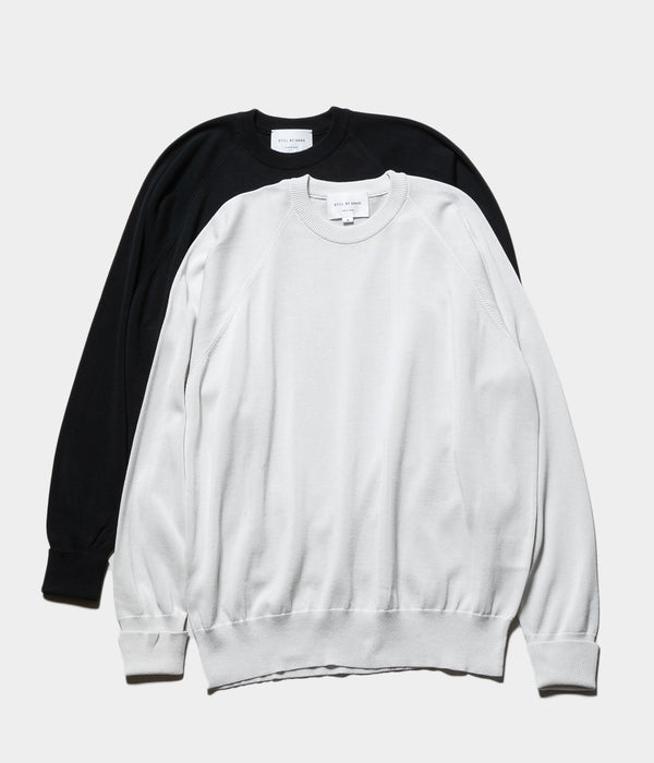 STILL BY HAND "KN04253" Cotton silk pullover