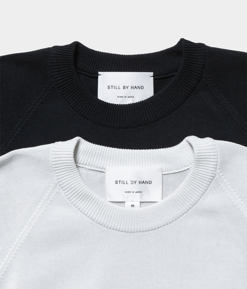 STILL BY HAND "KN04253" Cotton silk pullover