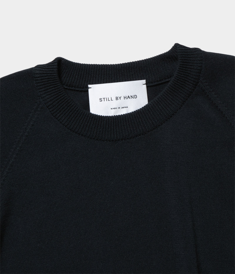 STILL BY HAND "KN04253" Cotton silk pullover