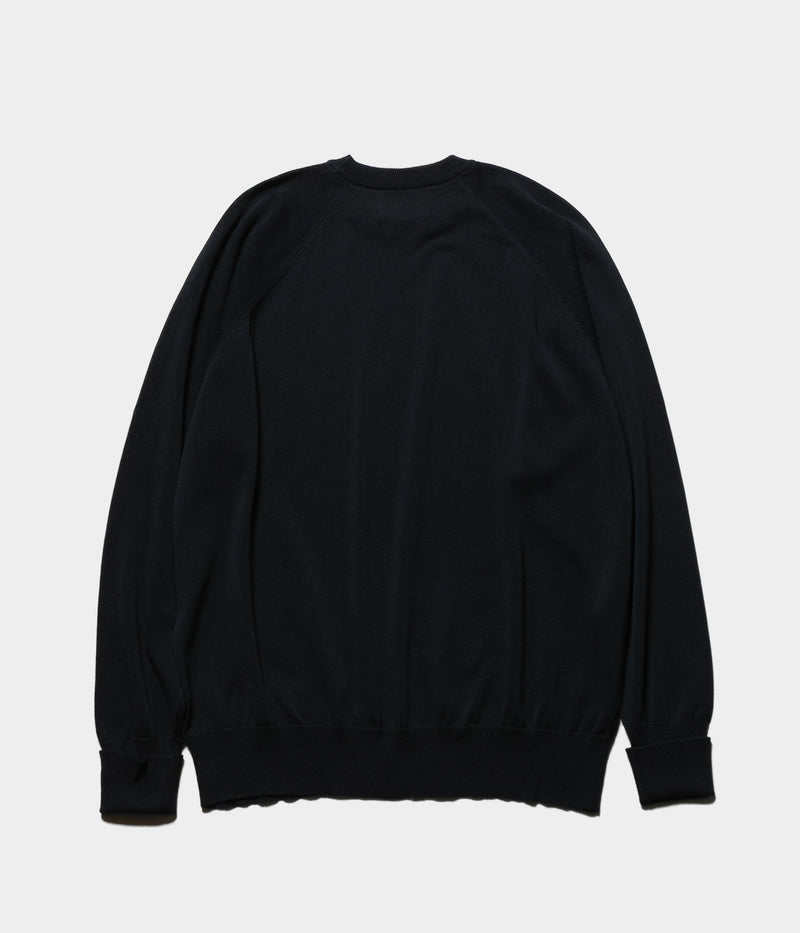 STILL BY HAND "KN04253" Cotton silk pullover