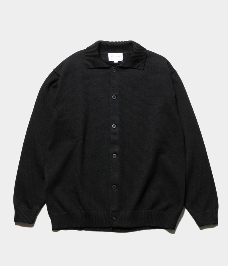 STILL BY HAND "KN05253" 10G polo cardigan