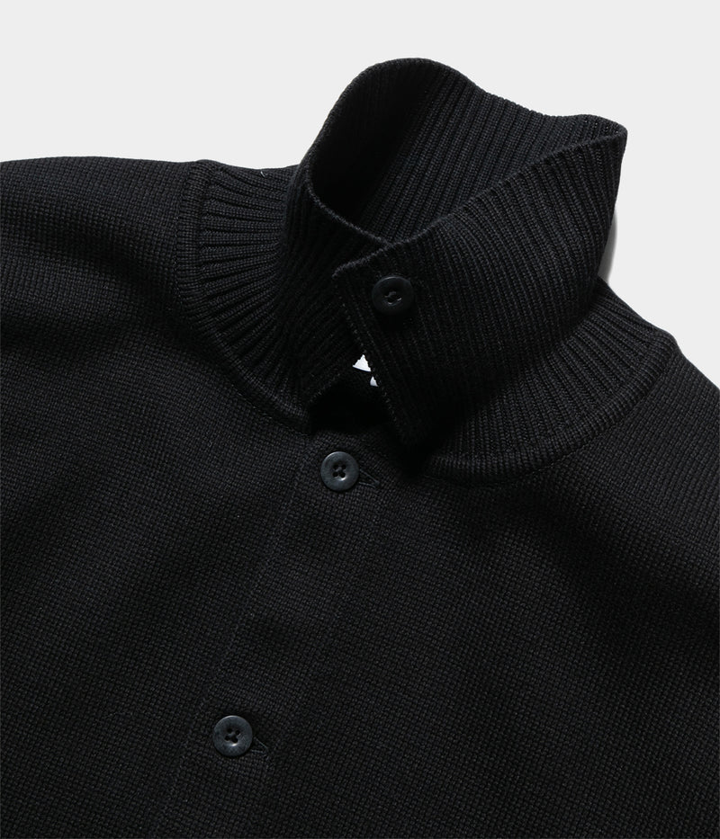STILL BY HAND "KN05253" 10G polo cardigan