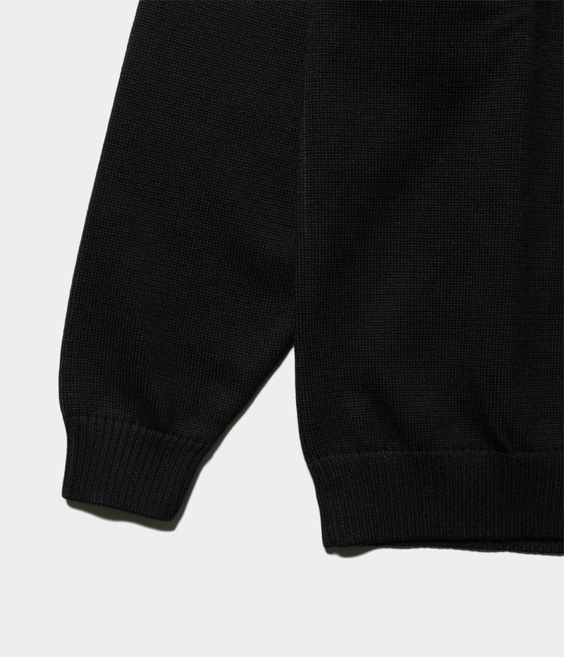 STILL BY HAND "KN05253" 10G polo cardigan