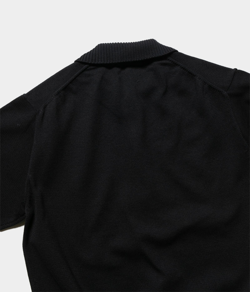 STILL BY HAND "KN05253" 10G polo cardigan