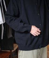 STILL BY HAND "KN05253" 10G polo cardigan