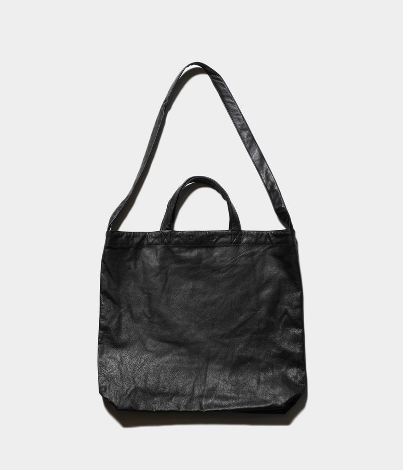 YOKO SAKAMOTO "RESEARCHER BAG - LARGE BLACK-FG"