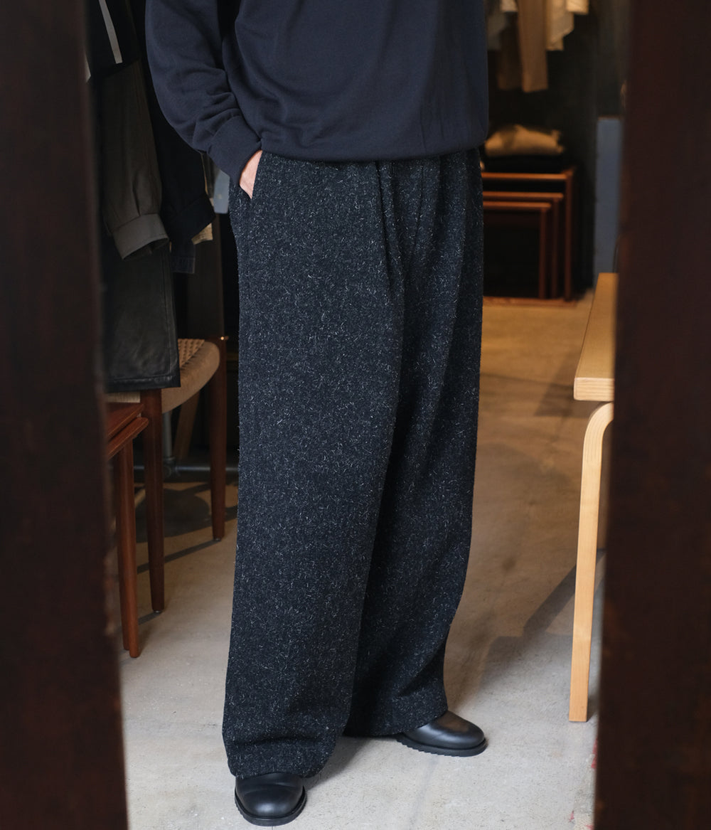 パンツ YOKO SAKAMOTO CLASSIC BAGGY TROUSERSnavy YOKO SAKAMOTO 