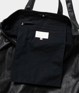 YOKO SAKAMOTO "RESEARCHER BAG - LARGE BLACK-FG"