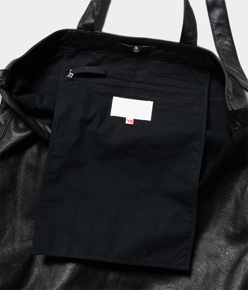 YOKO SAKAMOTO "RESEARCHER BAG - LARGE BLACK-FG"