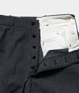HERILL 25AW "Blackschambray Workpants"