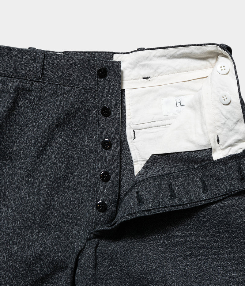 HERILL 25AW "Blackschambray Workpants"