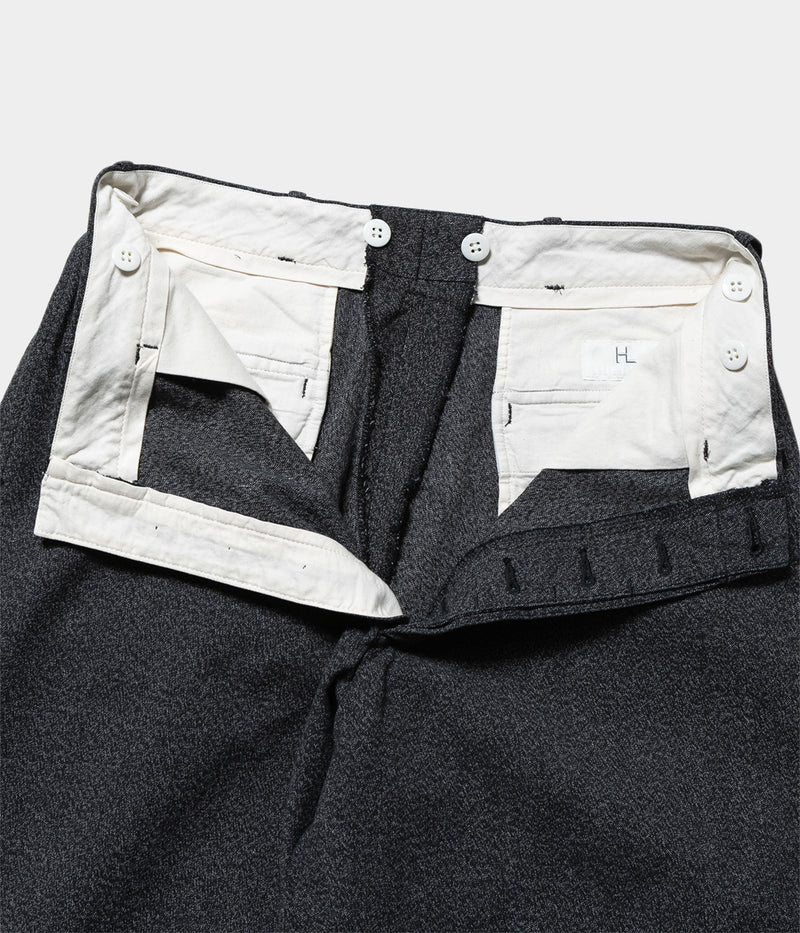 HERILL 25AW "Blackschambray Workpants"