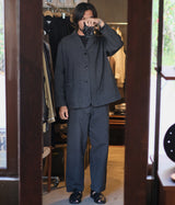 HERILL 25AW "Blackschambray Workpants"