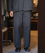 HERILL 25AW "Blackschambray Workpants"