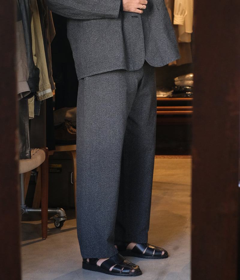HERILL 25AW "Blackschambray Workpants"