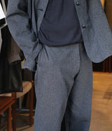 HERILL 25AW "Blackschambray Workpants"