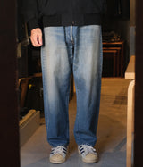 A.PRESSE 2025 Style2 "No.22 Washed Wide Denim Pants"