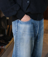 A.PRESSE 2025 Style2 "No.22 Washed Wide Denim Pants"