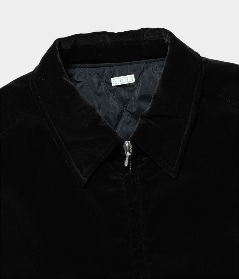 A.PRESSE 2025 Style2 "Vintage Souvenir Velour Jacket"