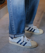A.PRESSE 2025 Style2 "No.22 Washed Wide Denim Pants"