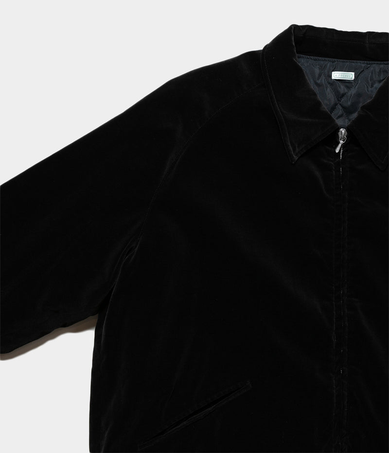 A.PRESSE 2025 Style2 "Vintage Souvenir Velour Jacket"