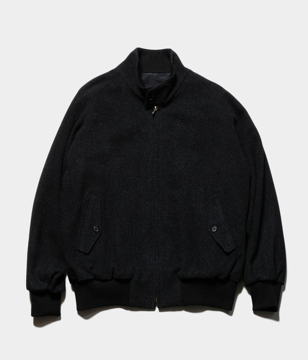 A.PRESSE 2025 Style2 "Silk Cashmere Tweed Harrington Jacket"