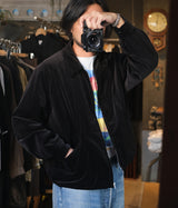 A.PRESSE 2025 Style2 "Vintage Souvenir Velour Jacket"