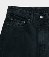 A.PRESSE 2025 Style 2 "Black Washed Wide Denim Pants"