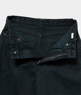 A.PRESSE 2025 Style 2 "Black Washed Wide Denim Pants"