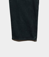 A.PRESSE 2025 Style 2 "Black Washed Wide Denim Pants"