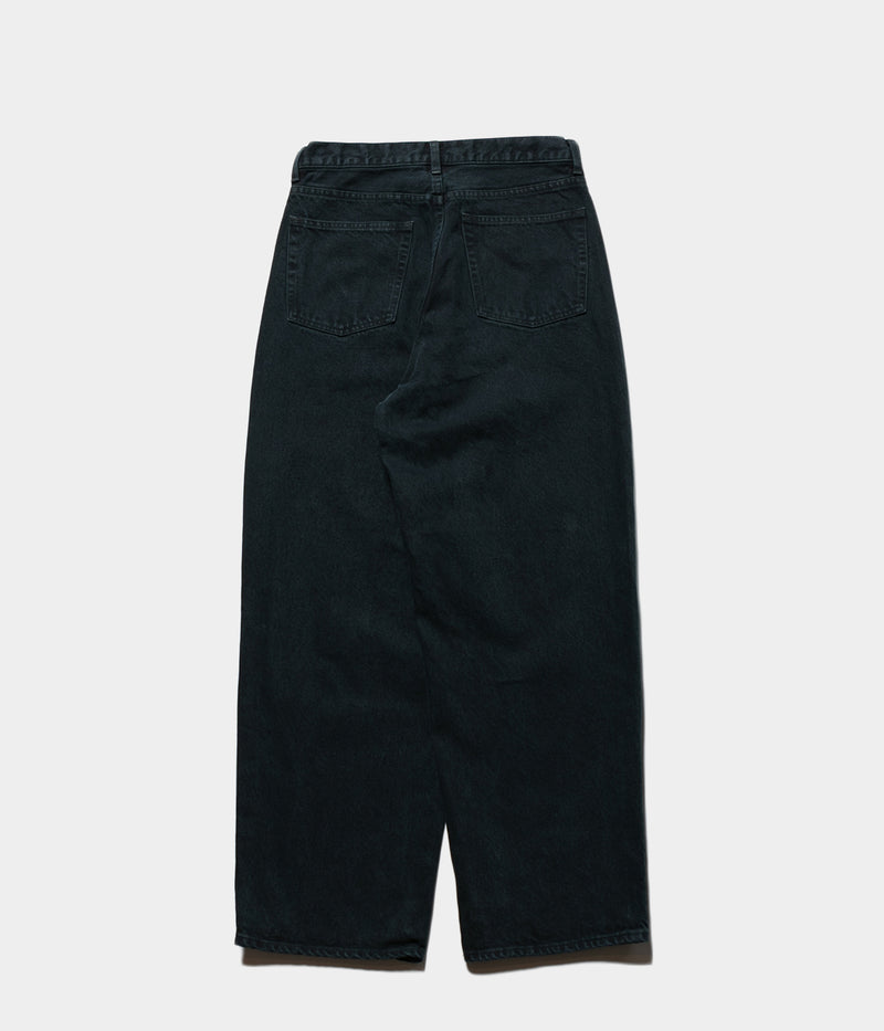 A.PRESSE 2025 Style 2 "Black Washed Wide Denim Pants"