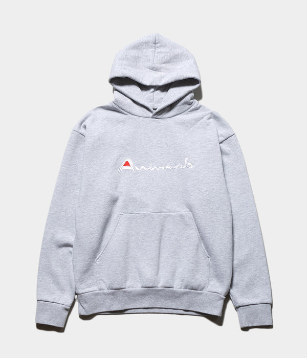 STUDIO WEAREALLANIMALS "Athletic Script logo HOODIE"