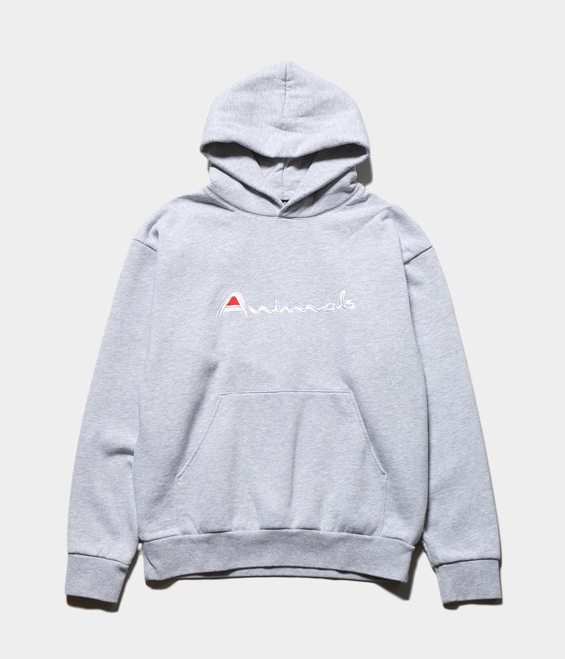 STUDIO WEAREALLANIMALS "Athletic Script logo HOODIE"