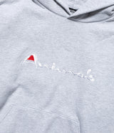STUDIO WEAREALLANIMALS "Athletic Script logo HOODIE"