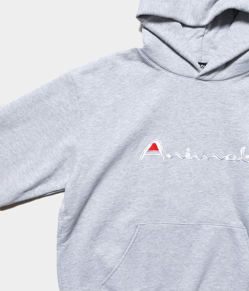 STUDIO WEAREALLANIMALS "Athletic Script logo HOODIE"