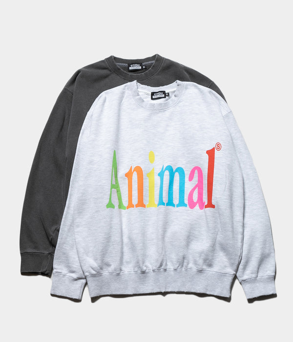 STUDIO WEAREALLANIMALS "Animals Letter SWEATSHIRT"