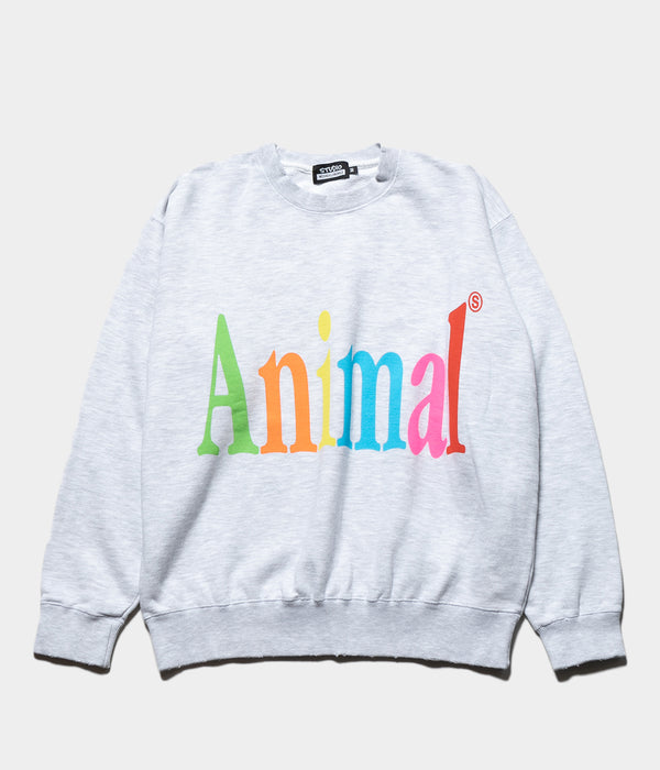 STUDIO WEAREALLANIMALS "Animals Letter SWEATSHIRT"