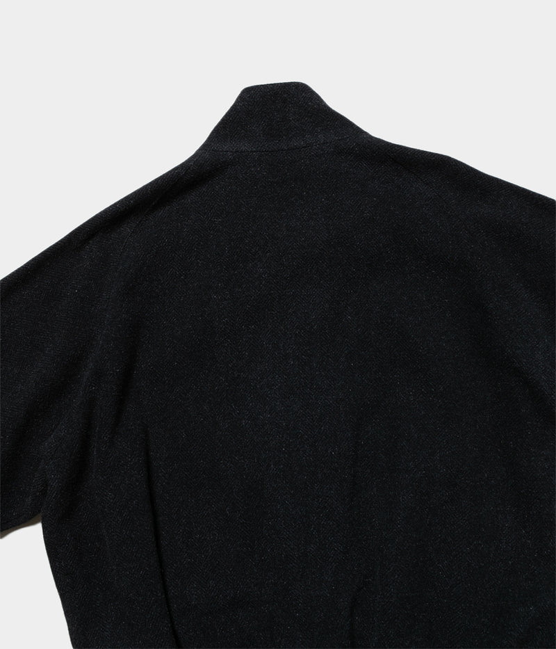A.PRESSE 2025 Style2 "Silk Cashmere Tweed Harrington Jacket"