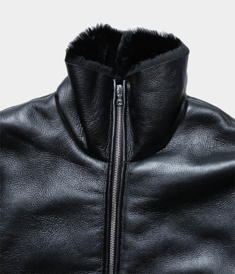 SSSTEIN 25AW "CUT-OFF MOUTON JACKET"