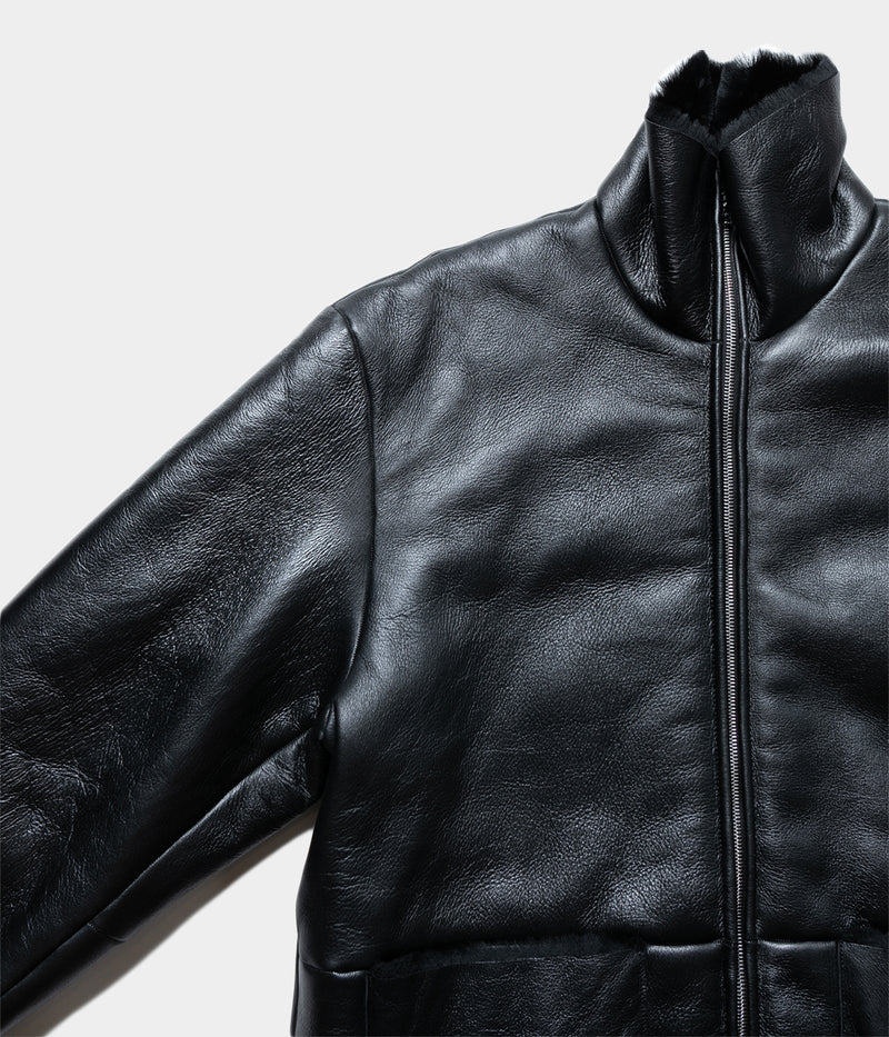 SSSTEIN 25AW "CUT-OFF MOUTON JACKET"