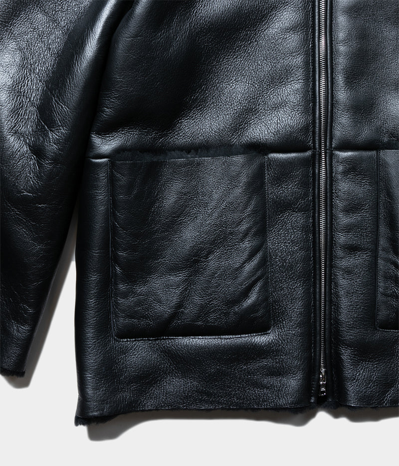 SSSTEIN 25AW "CUT-OFF MOUTON JACKET"