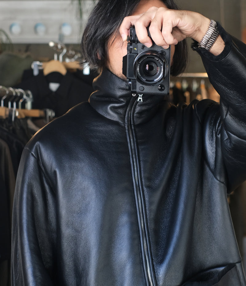 SSSTEIN 25AW "CUT-OFF MOUTON JACKET"