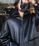 SSSTEIN 25AW "CUT-OFF MOUTON JACKET"