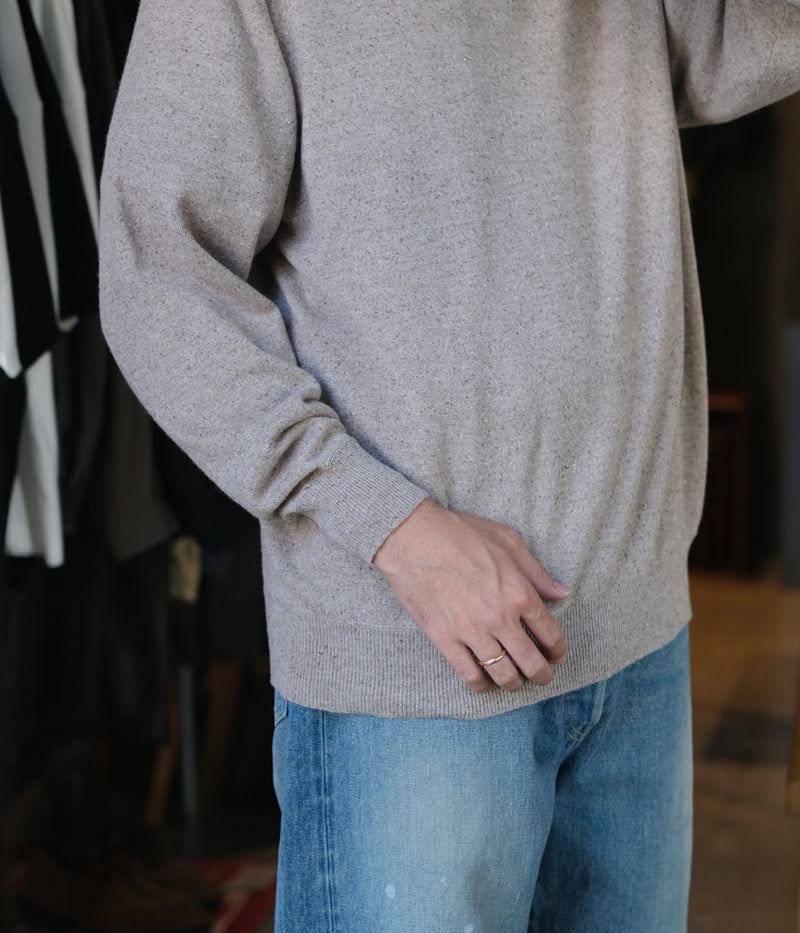 STILL BY HAND  "KN03253"Silk mixed pullover