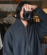 A.PRESSE 2025 Style2 "Vintage Zip Sweat Hoodie"